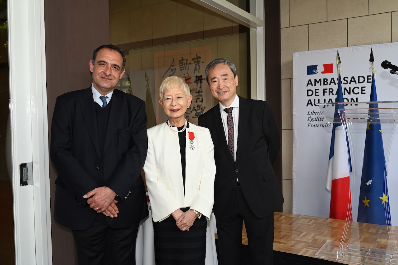 フィリップ・セトン駐日仏大使と大澤ご夫妻